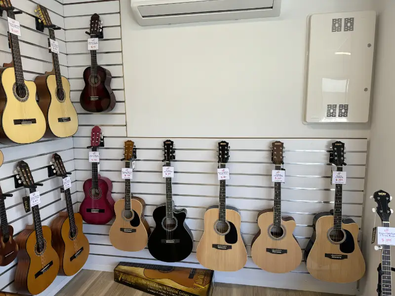 Acoustic Guitars Wall